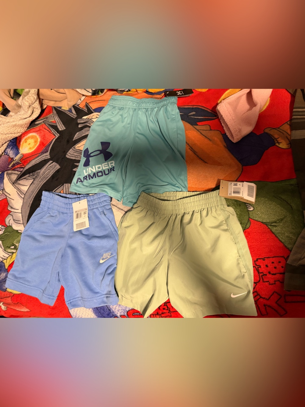 Under Armour Teal Athletic Shorts - Bright Aqua